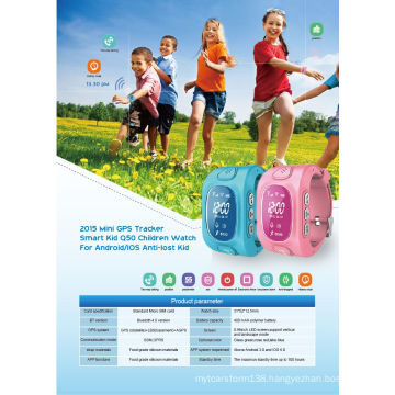 GSM Watch GPS Tracker for Children with Two-Way Communication Wt50-Ez